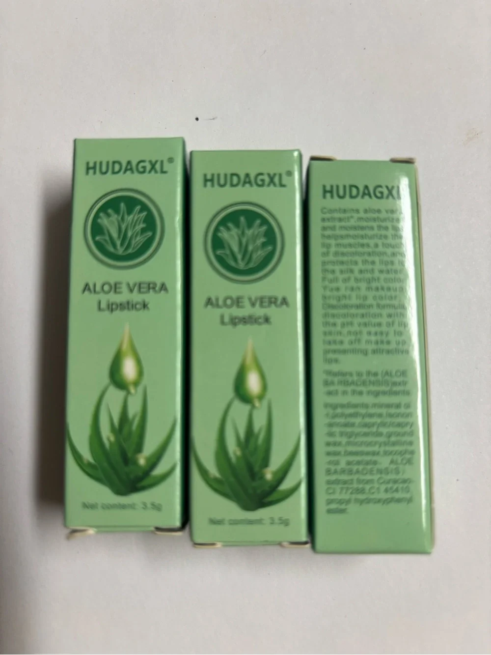 Aloe Vera Lipstick - Green